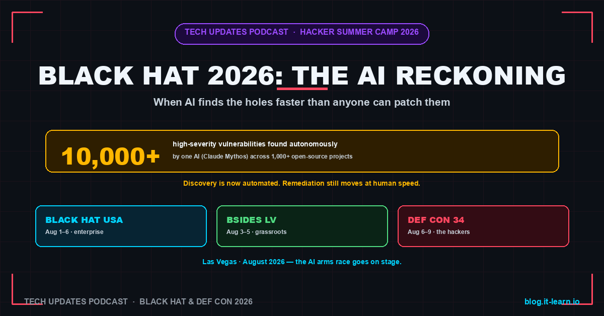 Black Hat 2026: AI Exploits & Autonomous Vulnerabilities