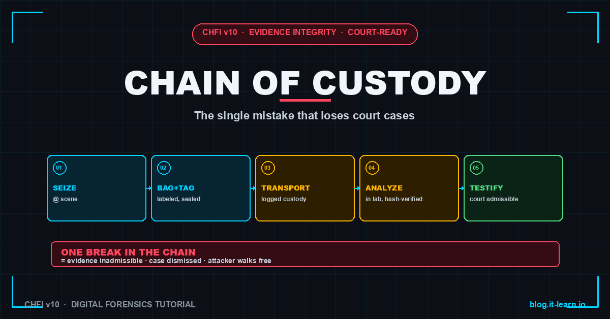 Chain of Custody: The Single Mistake That Loses Court Cases