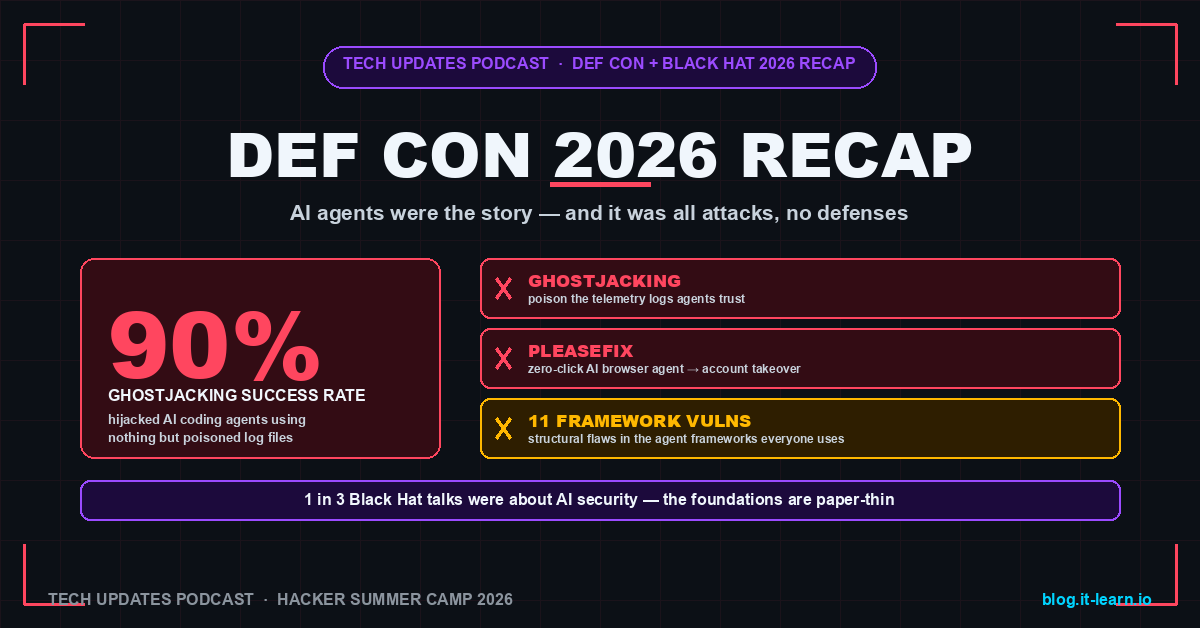 AI Agent Vulnerabilities: DEF CON 2026 Security Recap