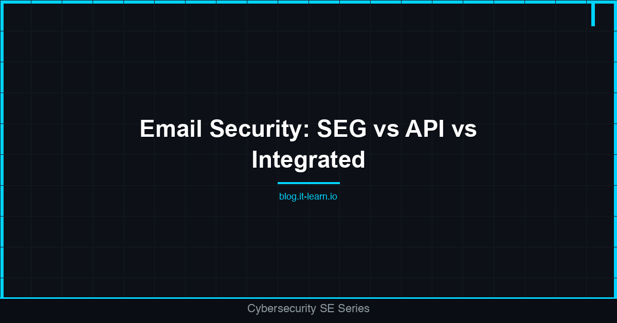 Email Security Stack: SEG vs API-Based vs Integrated