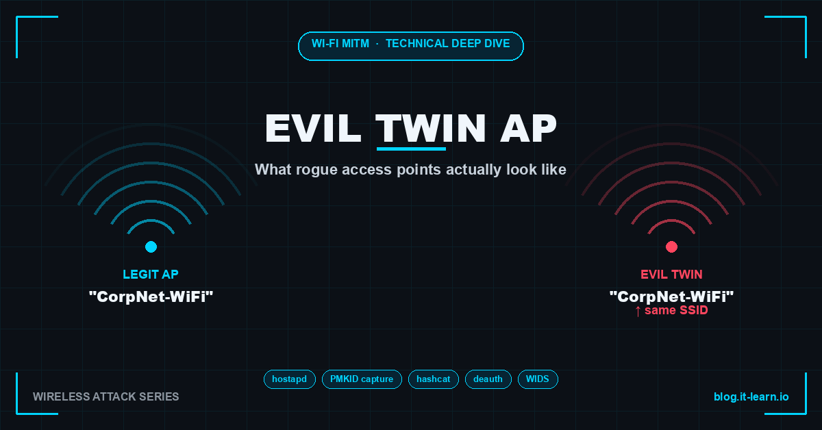 Man-in-the-Middle on Wi-Fi: What Evil Twin Access Points Actually Look Like