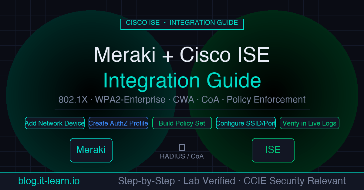 How to Integrate Meraki Networks with Cisco ISE