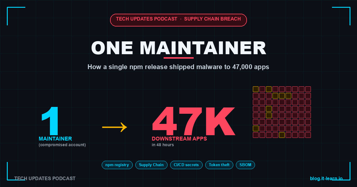 npm Supply Chain Attack: 47K Apps Compromised