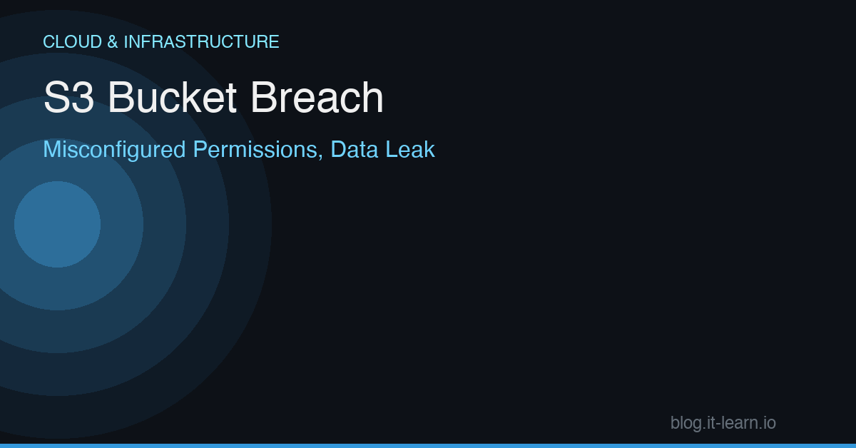S3 Bucket Breach: One Misconfigured Permission, Millions of Records Leaked