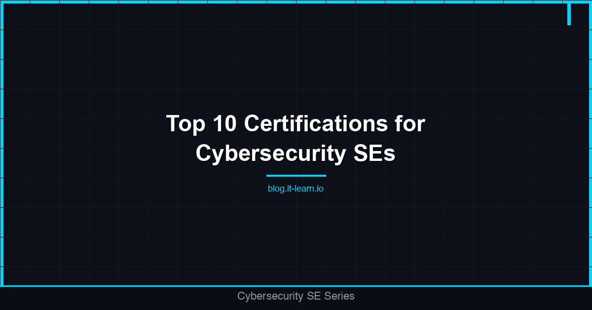 Top 10 Certifications for Cybersecurity Solutions Engineers